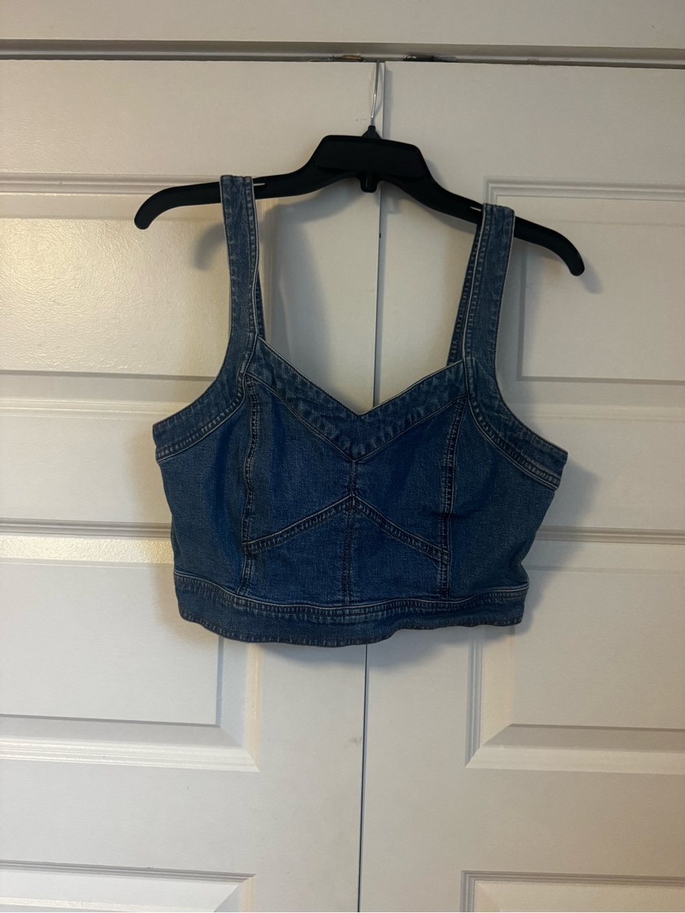 Madewell Denim Crop Tank